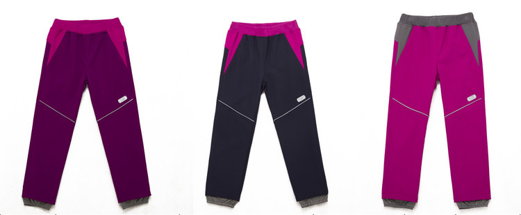Kids Soft Shell Aparel Outdoor Trousers Winter Wear Sport Pants