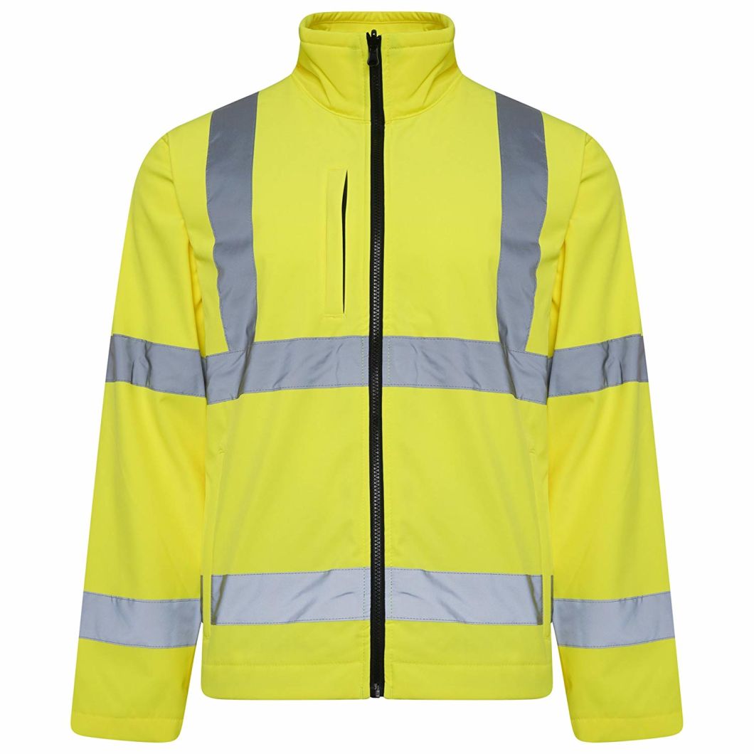 ஹாய் Viz Multi Reflective Softshell Jacket Workwear for Workers