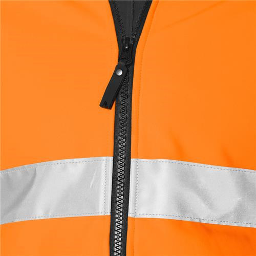 Hi Viz Multi Reflective Softshell Jacket Workwear for Works