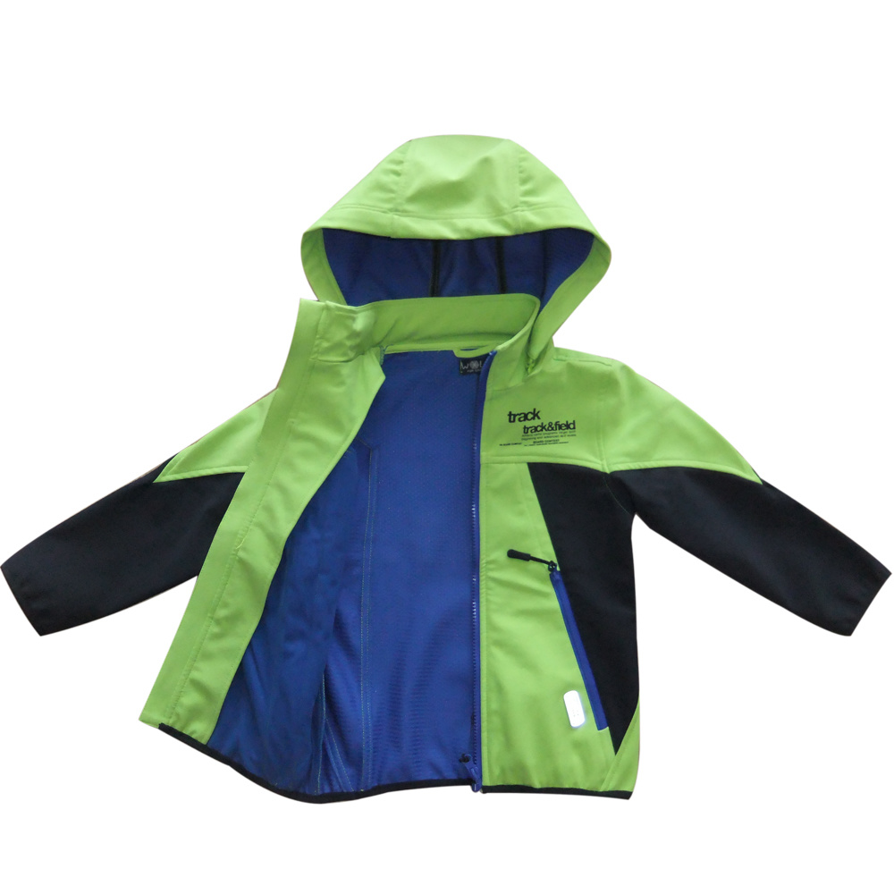 Kids Softshell Jcaker outdoor jaket nyaman maké pikeun olahraga