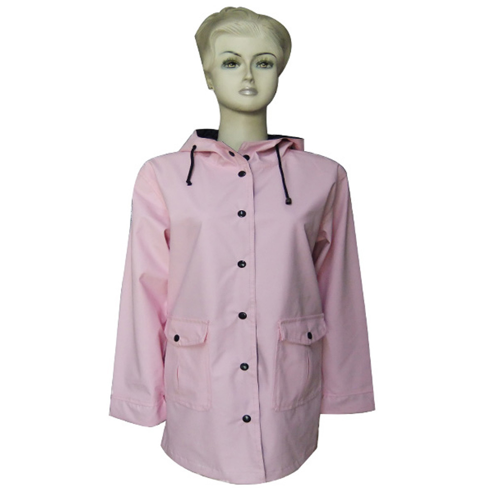 Палто од вештачка кожа за облека за на отворено за дожд за возрасни
