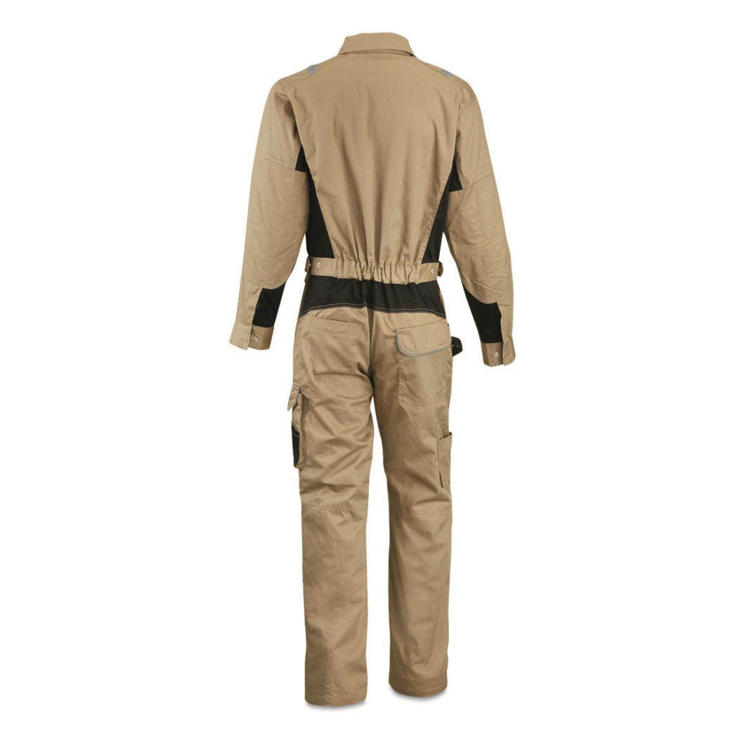 Hi Vis Workwear Reflective Safety Poly-Cotton Coveralls