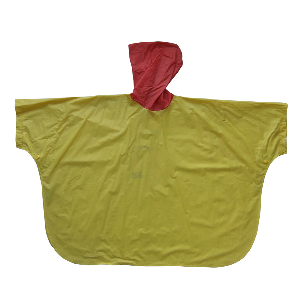 Poncho de lluvia para niños Ropa de lluvia amarilla
