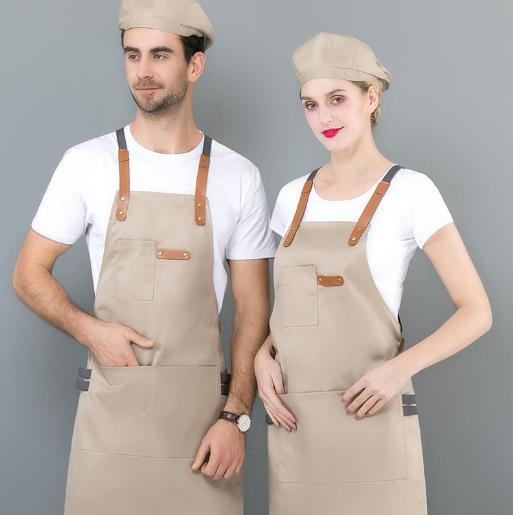 Avental de cozinha de poliéster de algodão de melhor qualidade para promoção