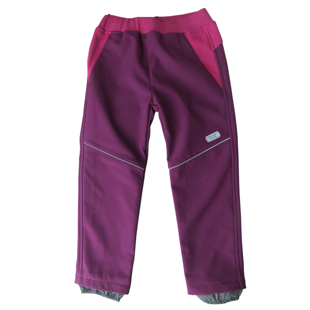 Kids Soft Shell-klær utendørs bukser Vinterklær sportsbukser