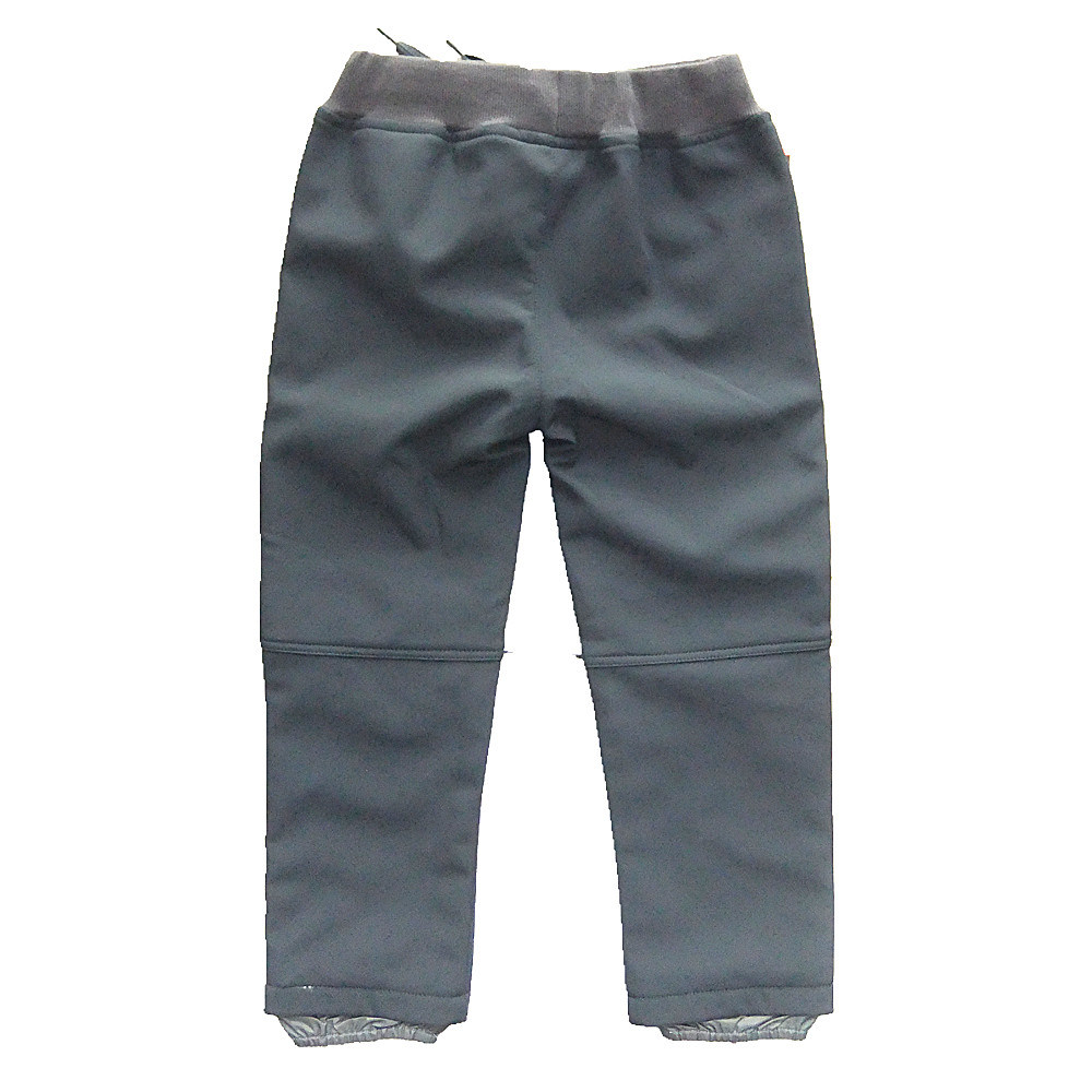 Pantalóns Soft Shell para nenos Roupa casual Roupa impermeable