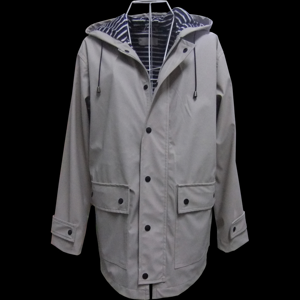 Jachetă de ploaie din piele PU pentru femei, rezistentă la apă și cu căptușeală pentru a menține corpul mai cald