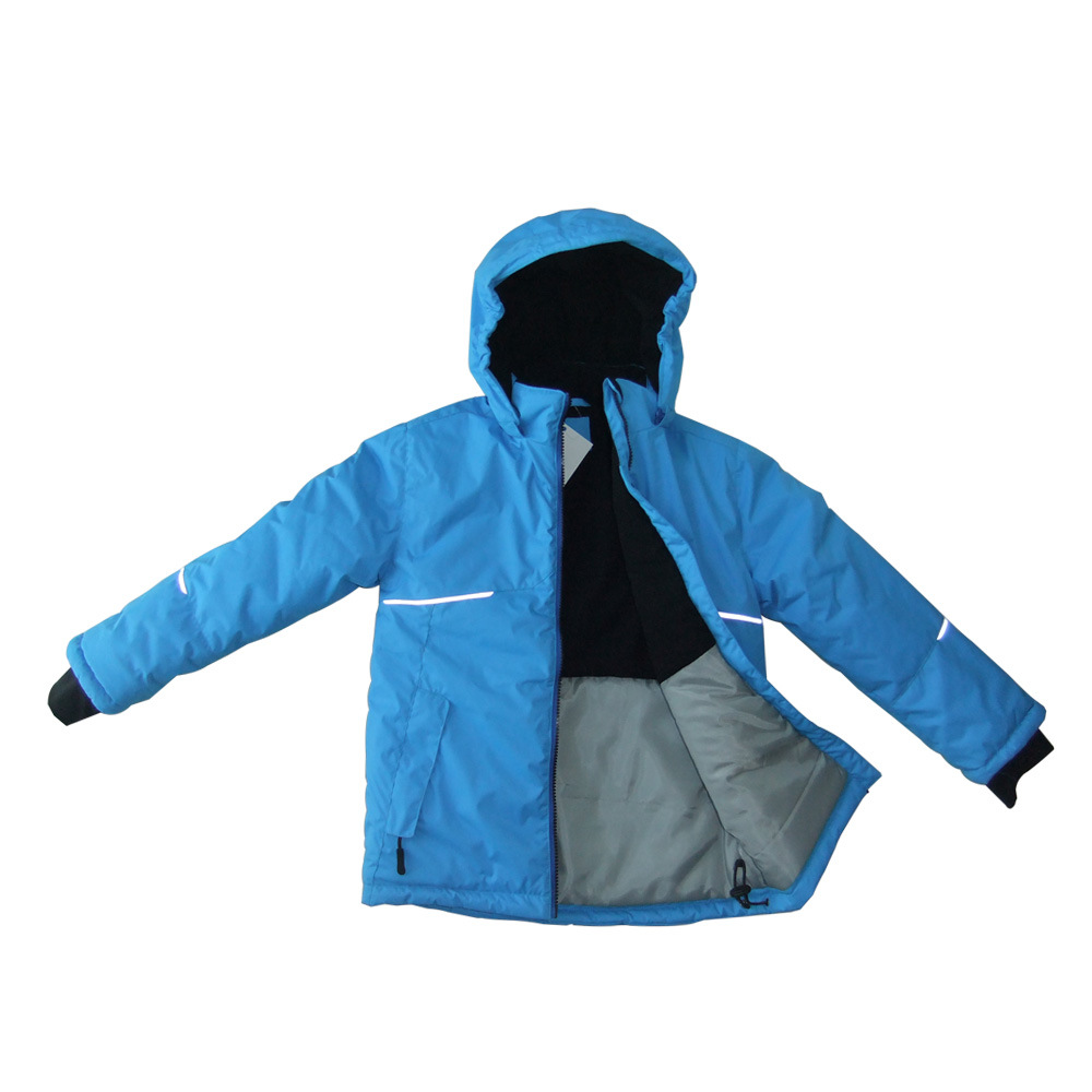 Jaqueta infantil acolchoada casaco de inverno para uso externo