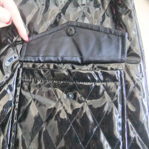 PU Leather Raincoat Rainwear for Women