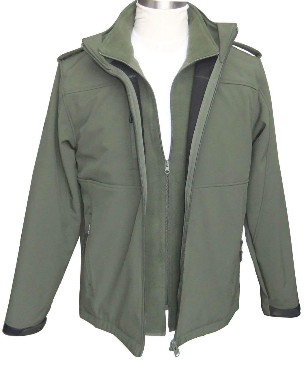 Куртка Softshell 2PC для дарослых з воданепранікальнасцю, ветраахоўнасцю і дыханнем