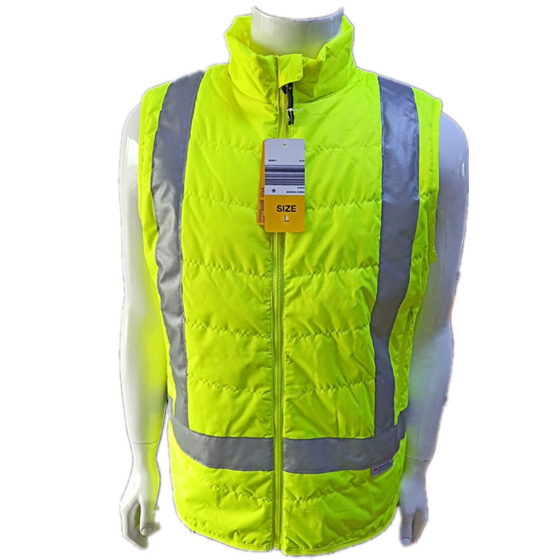Imfashini Yekhwalithi Ephakeme Yokubonakala Intensity Fluorescent Waterproof Oxford Multifunctional Pockets Safety Vest