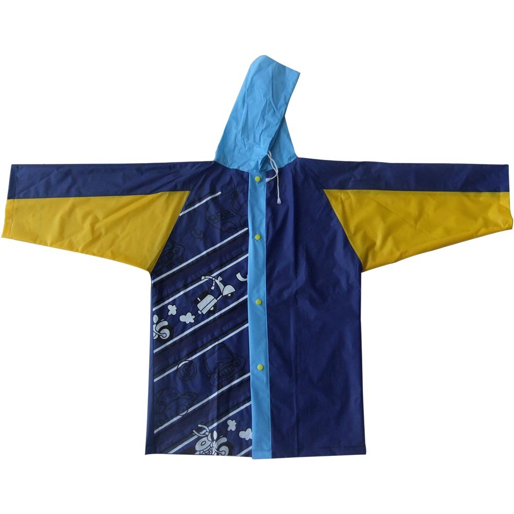 Dječja kišna odjeća s vodootpornom kišnom kaputom, vanjska odjeća