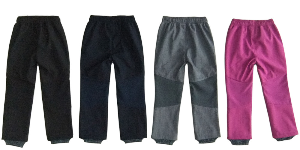 Kids Outdoor Apparel Waterproof Trousers Fleece Lining Clothing Soft Shell Pants Sports Wear