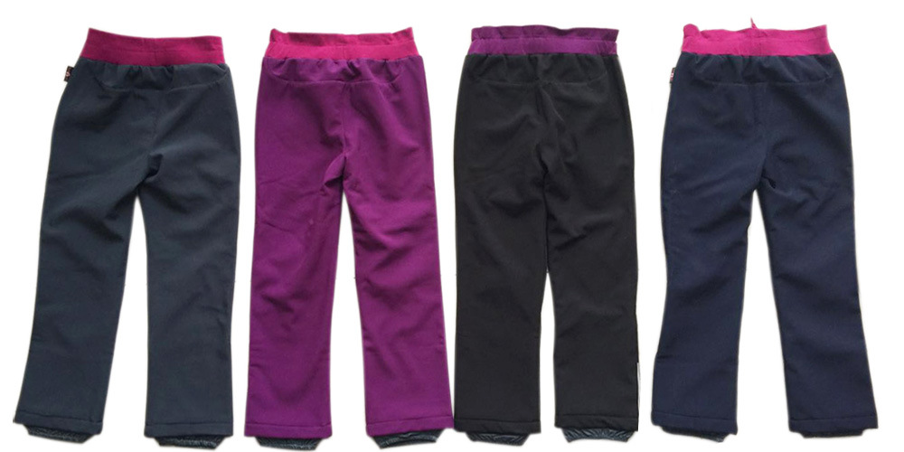 Dziewczęce spodnie outdoorowe Odzież sportowa z wodoodpornością i wiatroszczelnością