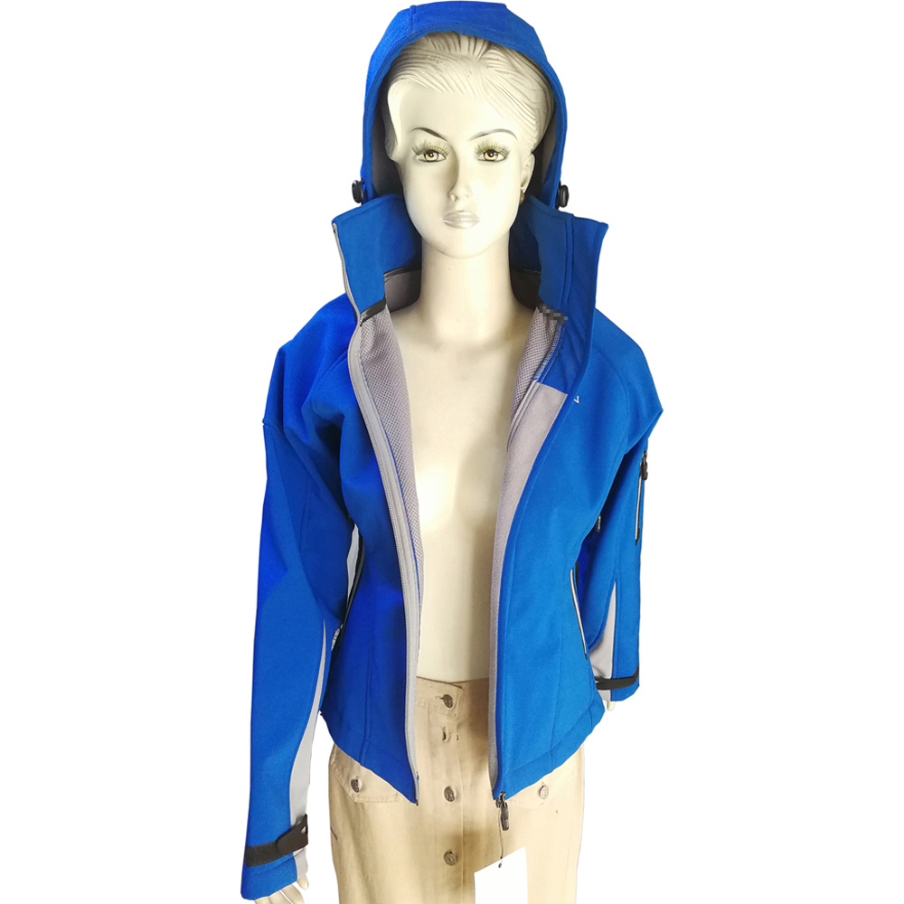Куртка прэміум-класа Softshell для жанчын з ветраахоўнай, воданепранікальнай, дыхаючай і цяплейшай