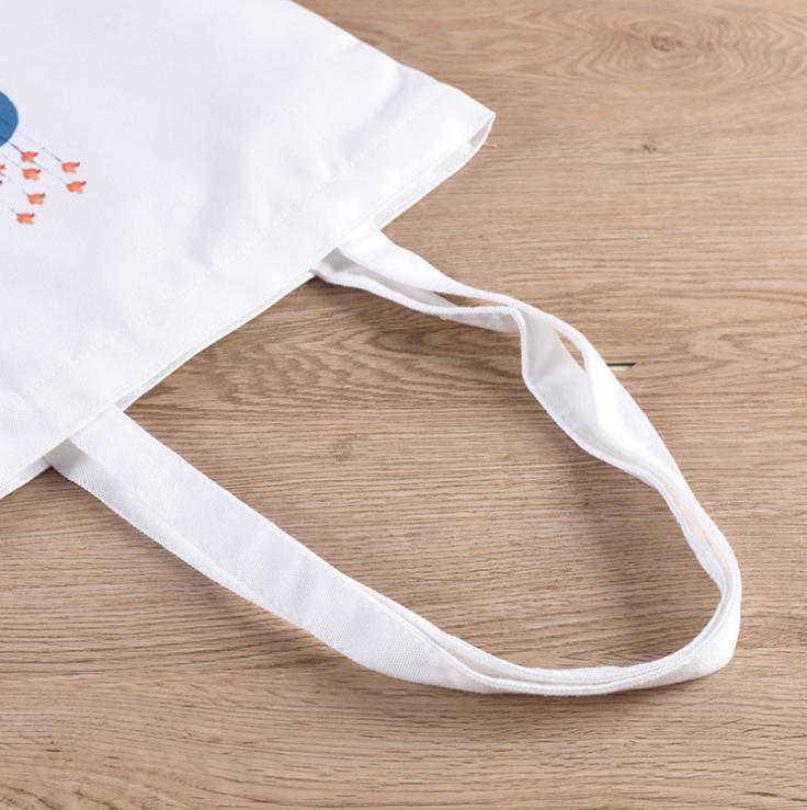 Op maat gemaakte canvas handtassen met logo voor dames Winkelen OEM portemonnees en handtassen met ritssluiting en katoenen voeringzakken