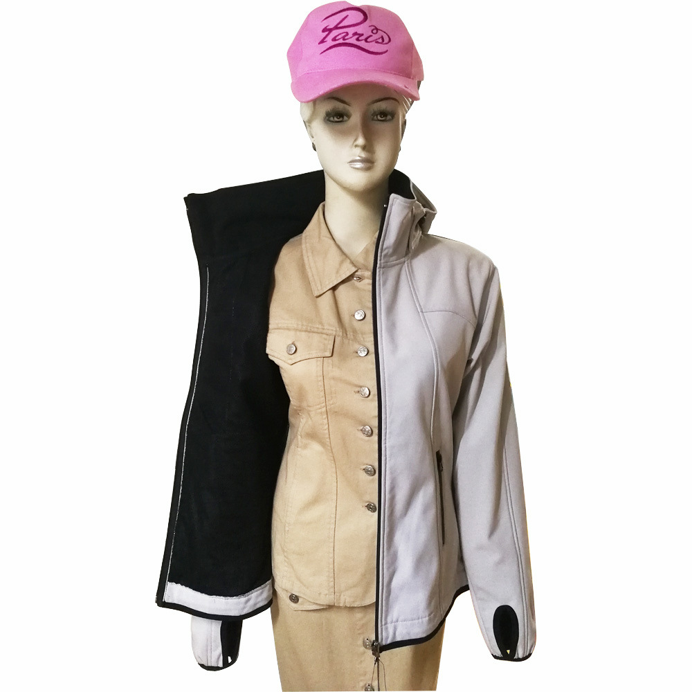 Premium Softshell-jakke til kvinder, med vindtæt, vandtæt, åndbar og varmere