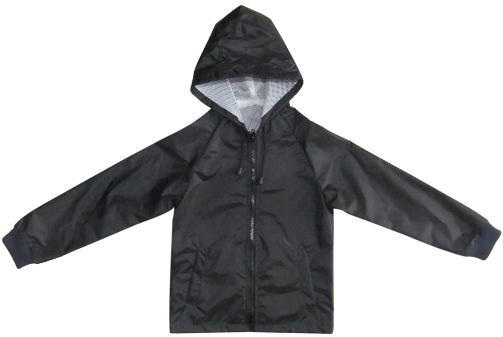 Capa de chuva PU para crianças com jaqueta impermeável