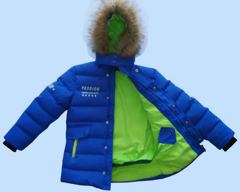 Dječja pamučna podstavljena jakna Zimska odjeća