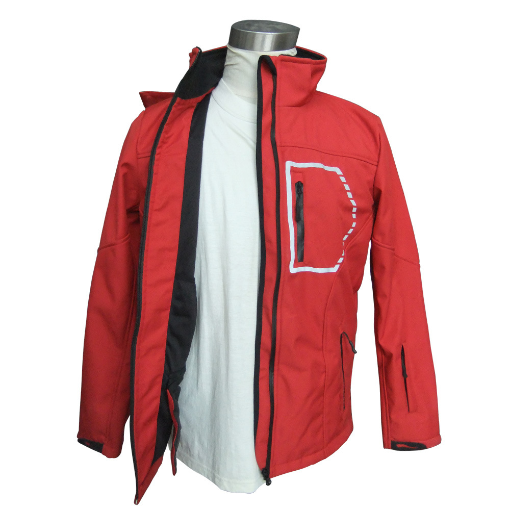 Adult Softshell Jacket Waterproof Coat Outdoor Garment Mens Clothes