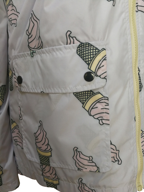 Windmantel-Polyesterjacke für Damen mit Futter, wasserabweisend