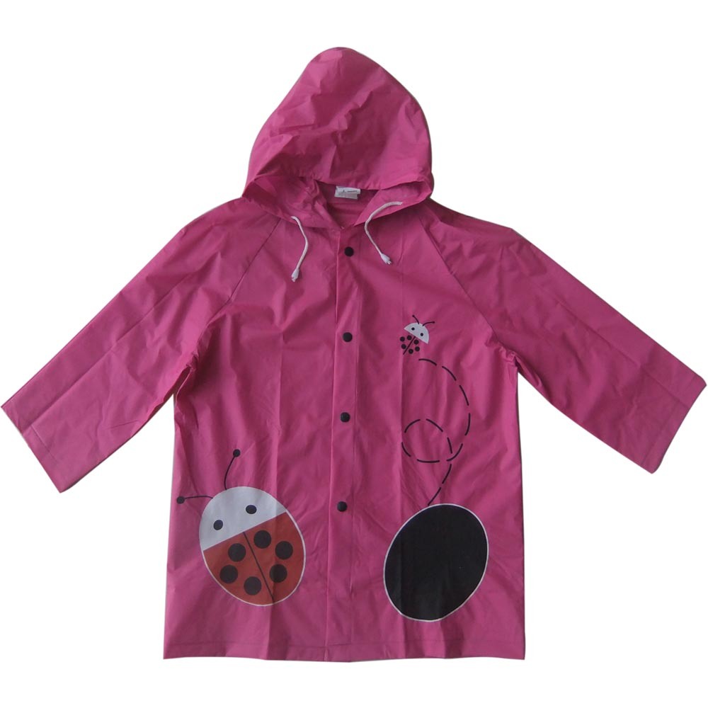 Лагана дечија одећа за кишу у прилично ружичастој боји