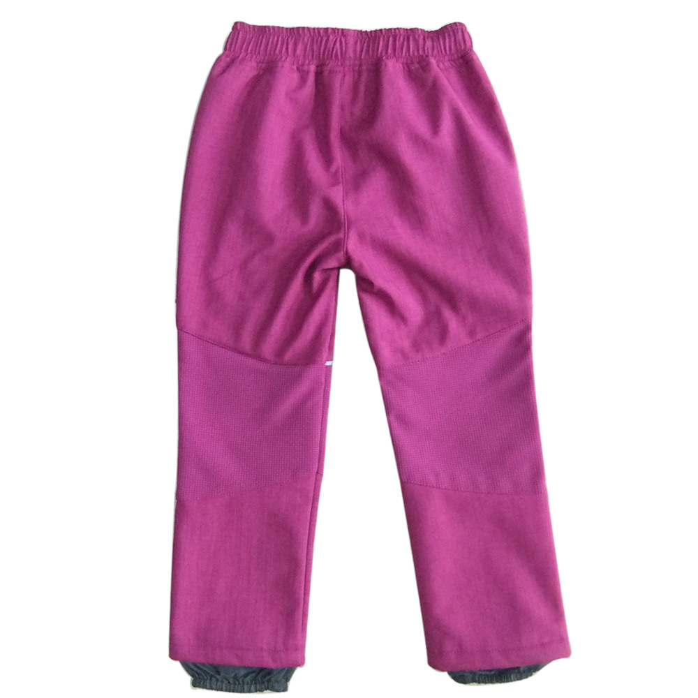 બાળકોના કપડાં આઉટડોર વસ્ત્રો વોટરપ્રૂફ ટ્રાઉઝર સોફ્ટ શેલ પેન્ટ્સ સ્પોર્ટ્સ વેર