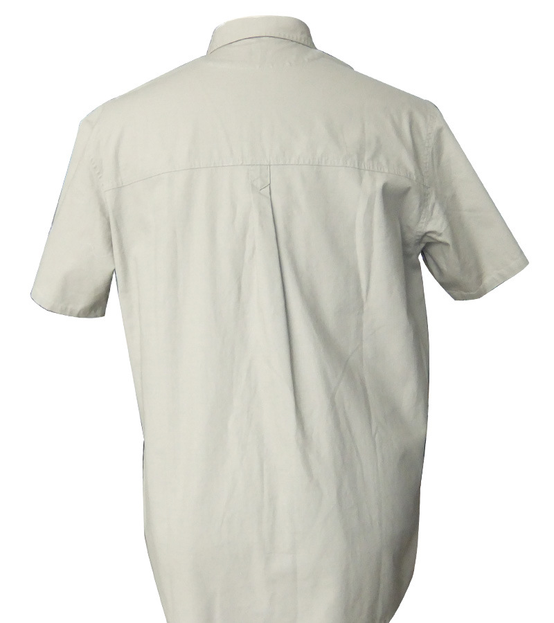 Camisas de trabajo unisex de manga corta de verano para hombre