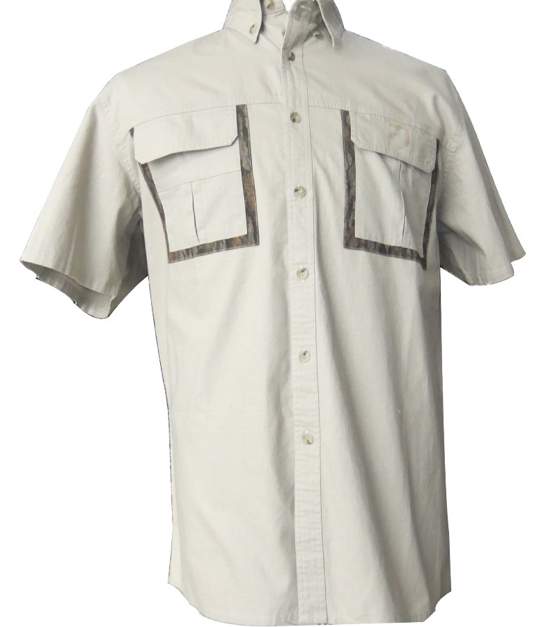 Vyriški unisex vasariniai trumpomis rankovėmis darbo marškiniai