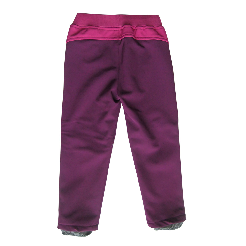 Otroške hlače za zunanjo uporabo Soft Shell, zimska oblačila, športne hlače