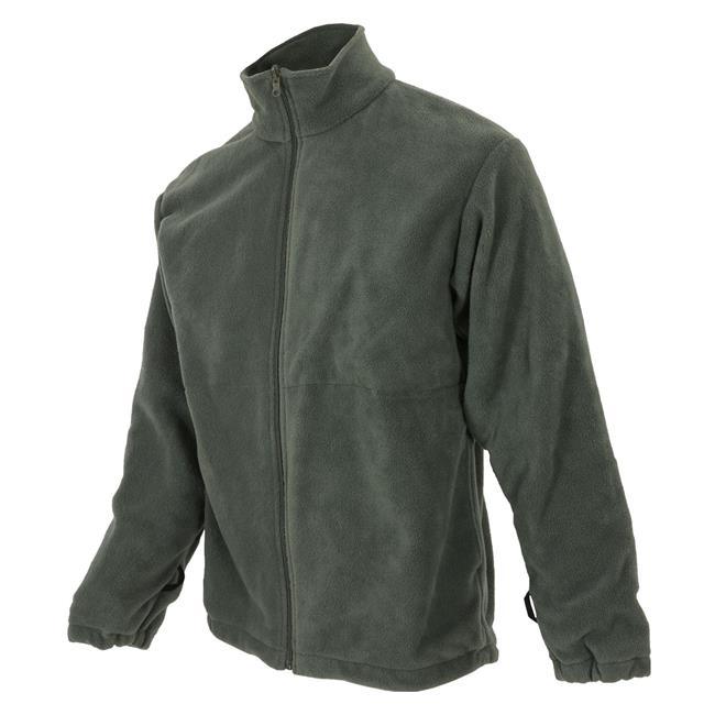 Aangepaste contrasterende kleur heren winter sherpa/flanel/polaire fleece jas met topknoppen