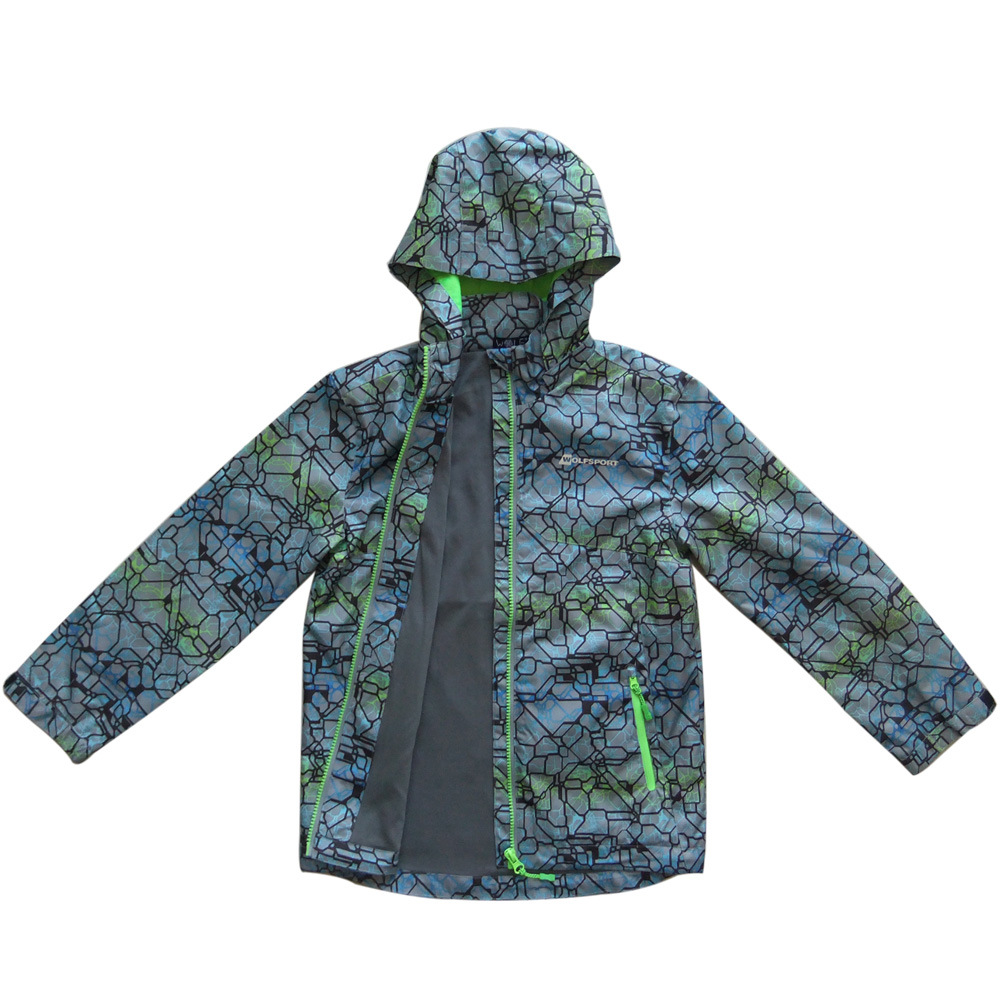 Vodoodporna softshell jakna s pisanimi črtami