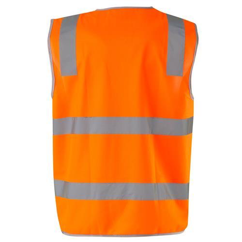 Fluorescent Reflective Workwear Vest para sa Unisex Adults