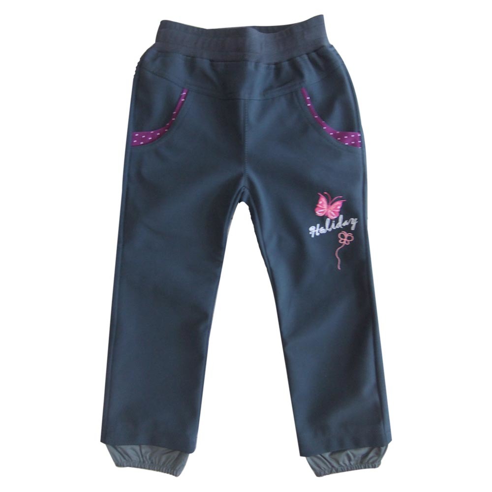 Pantallona për fëmijë të papërshkueshëm nga uji me qëndisje Rroba sportive Veshje rastësore
