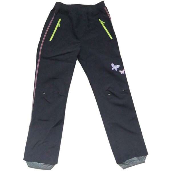 Kids Soft Shell Trousers Outdoor Clothing Winter Garment Pants Sports