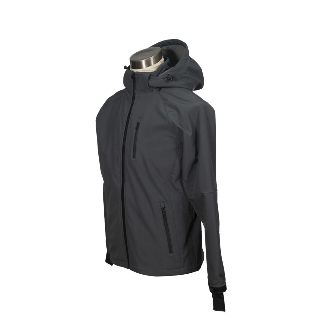 내구성이 뛰어난 재활용 폴리에스테르 방수 적층 4way 스트레치 소프트쉘 패브릭 야외 재킷