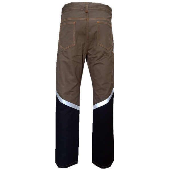 Fluorescentno narančaste radne hlače visoke vidljivosti, industrijske hlače s reflektirajućim trakama od 3 m