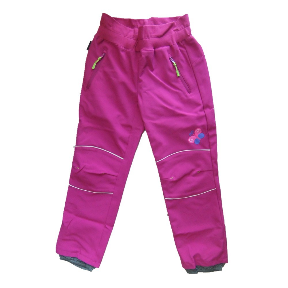 Vaikiški Soft Shell kelnės lauko drabužiai, sportiniai drabužiai