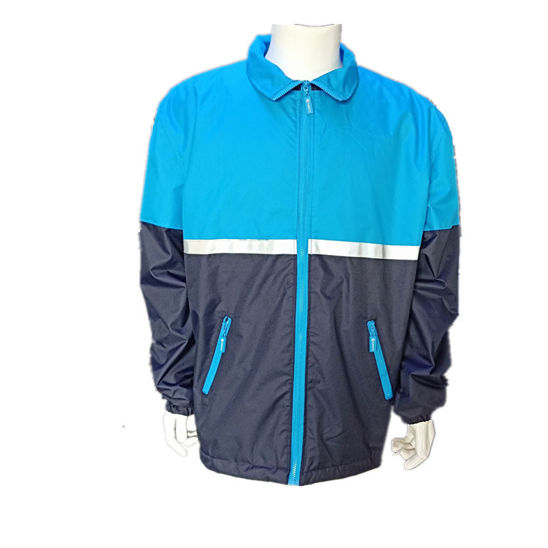 Augstas kvalitātes auduma drošības darba apģērba jaka ar atstarojošu lenti