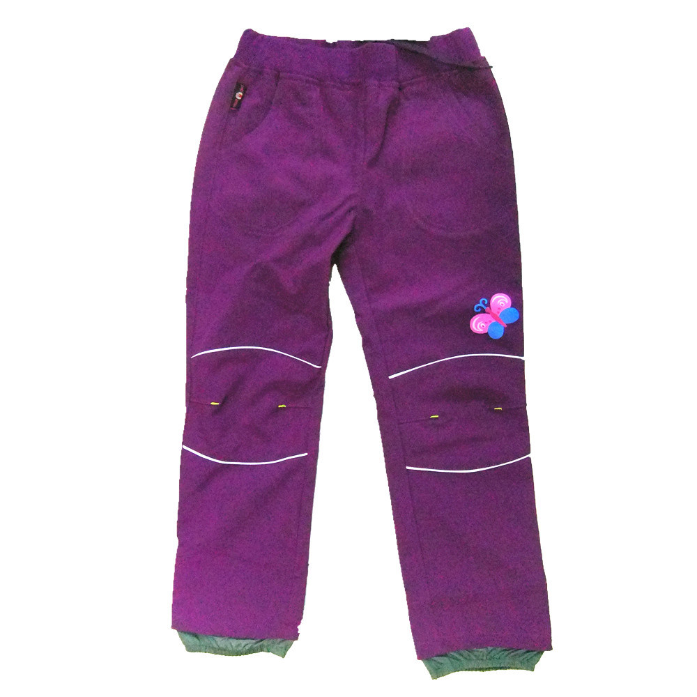 Pantalóns de caparazón suave para nenos Pantalóns deportivos para exteriores