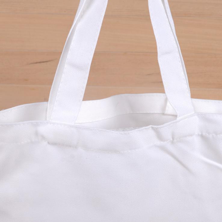 Custom Printing Logo Canvas Handbag para sa Pambabae Shopping OEM Purse at Handbag na may Zipper at Cotton Lining Pouch Bag
