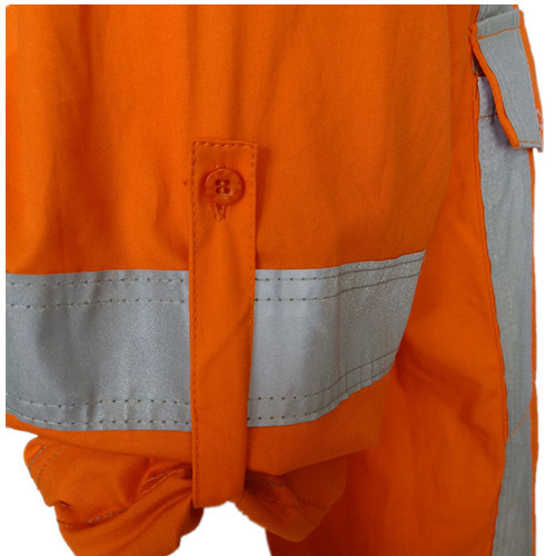 Arbejdstøj Beskyttende sikkerhed 100% bomuld Hi Vis skjorter Arbejdsuniform for sikkerhed
