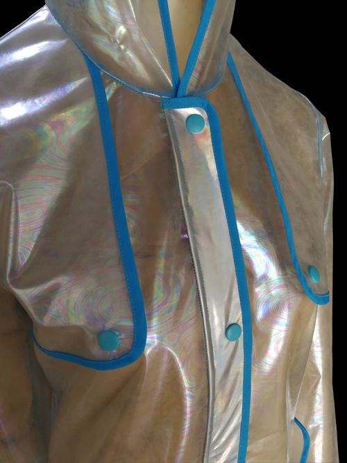 TPU Rain Jacket para sa mga Babaye nga Sikat sa Breathable ug Water Resistant