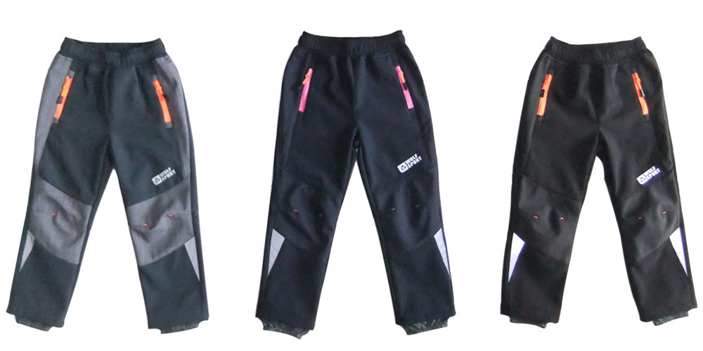 Панталоне за дечаке са одећом на отвореном од мекане водоотпорне тканине
