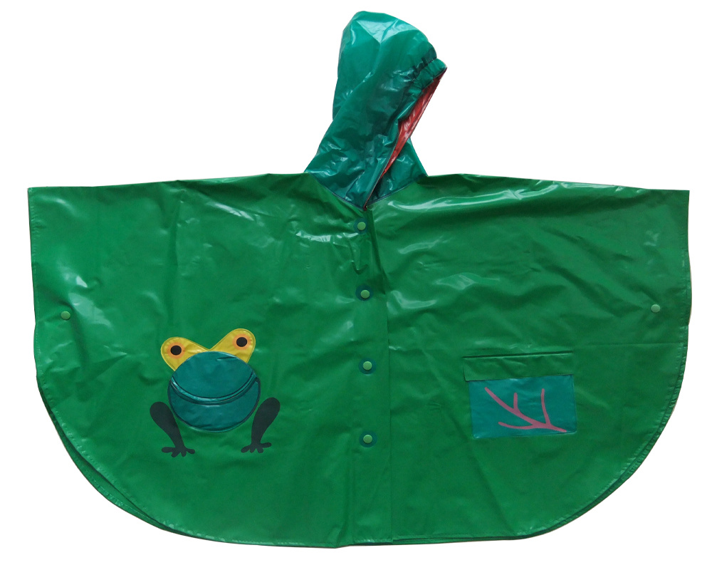 בגדי גשם PVC לילדים מעיל גשם פונצ'ו ילדים