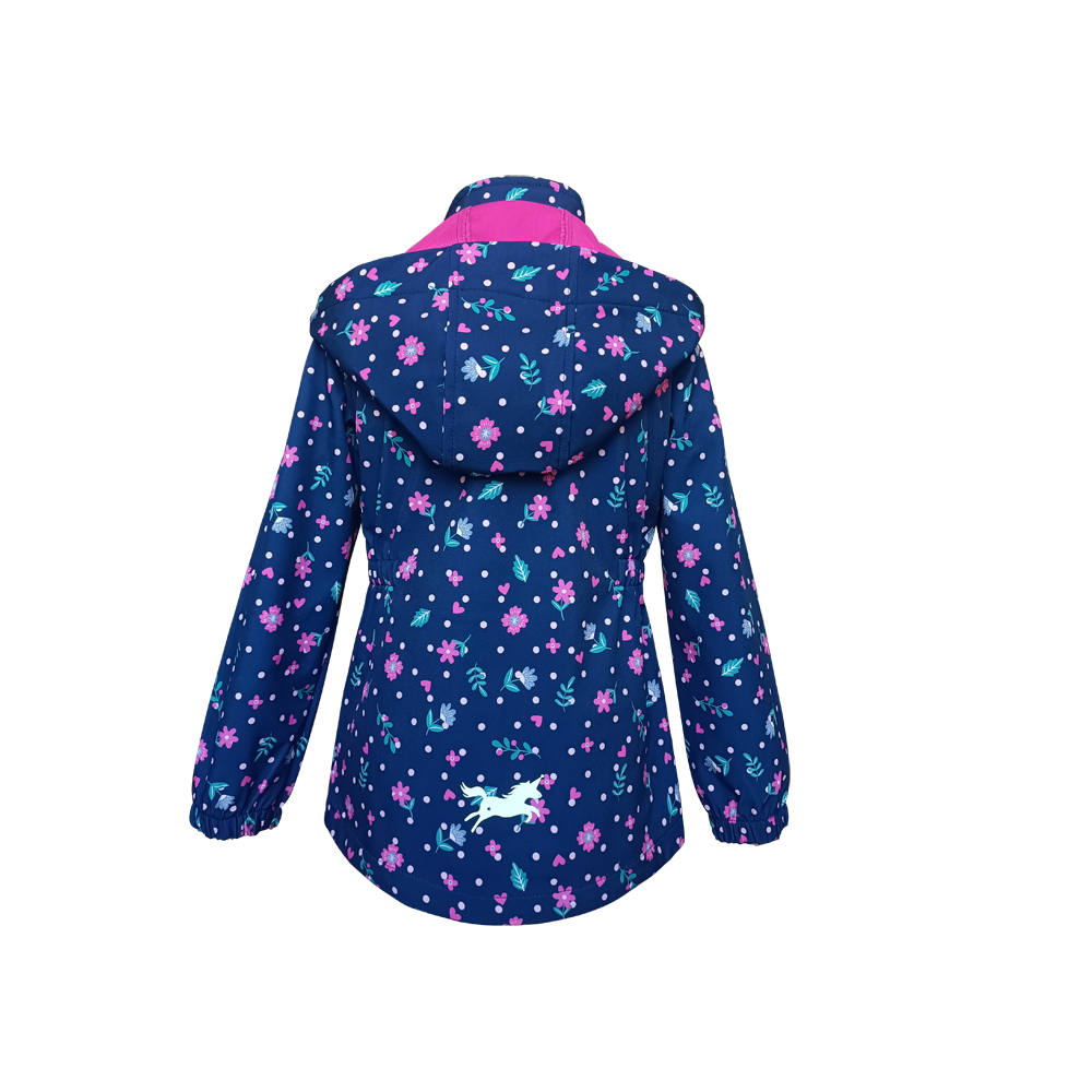 New Girl Spring Printed Softshell Jacket