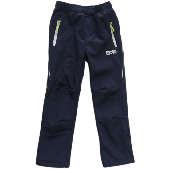 Child Windproof Fleece Lined Sport Pants