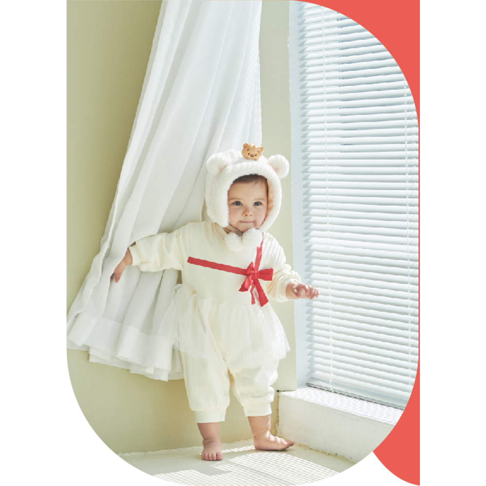 Cotton Red for festivals Baby Romper