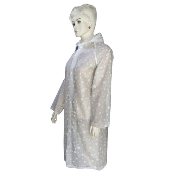 Women Long TPU Waterproof Raincoat