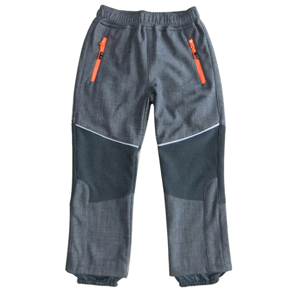 Kids Fleece Lining Clothing Soft Shell Pants